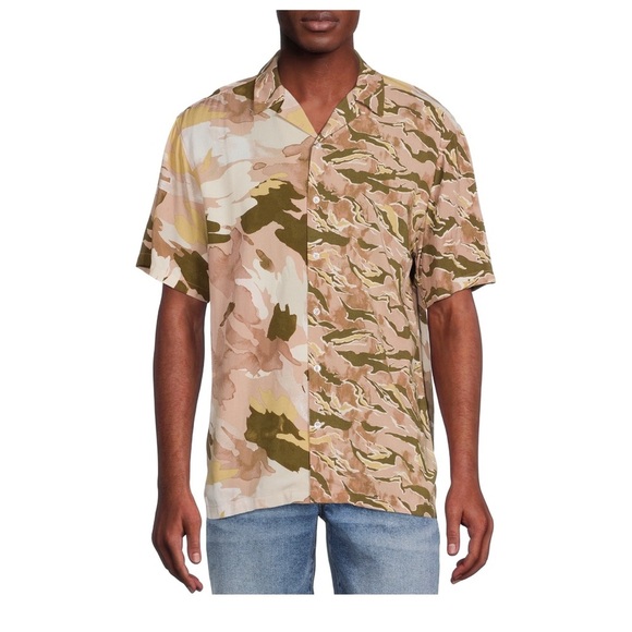 NEW NO BOUNDARIES PRINTED RAYON SHIRT - Picture 2 of 4